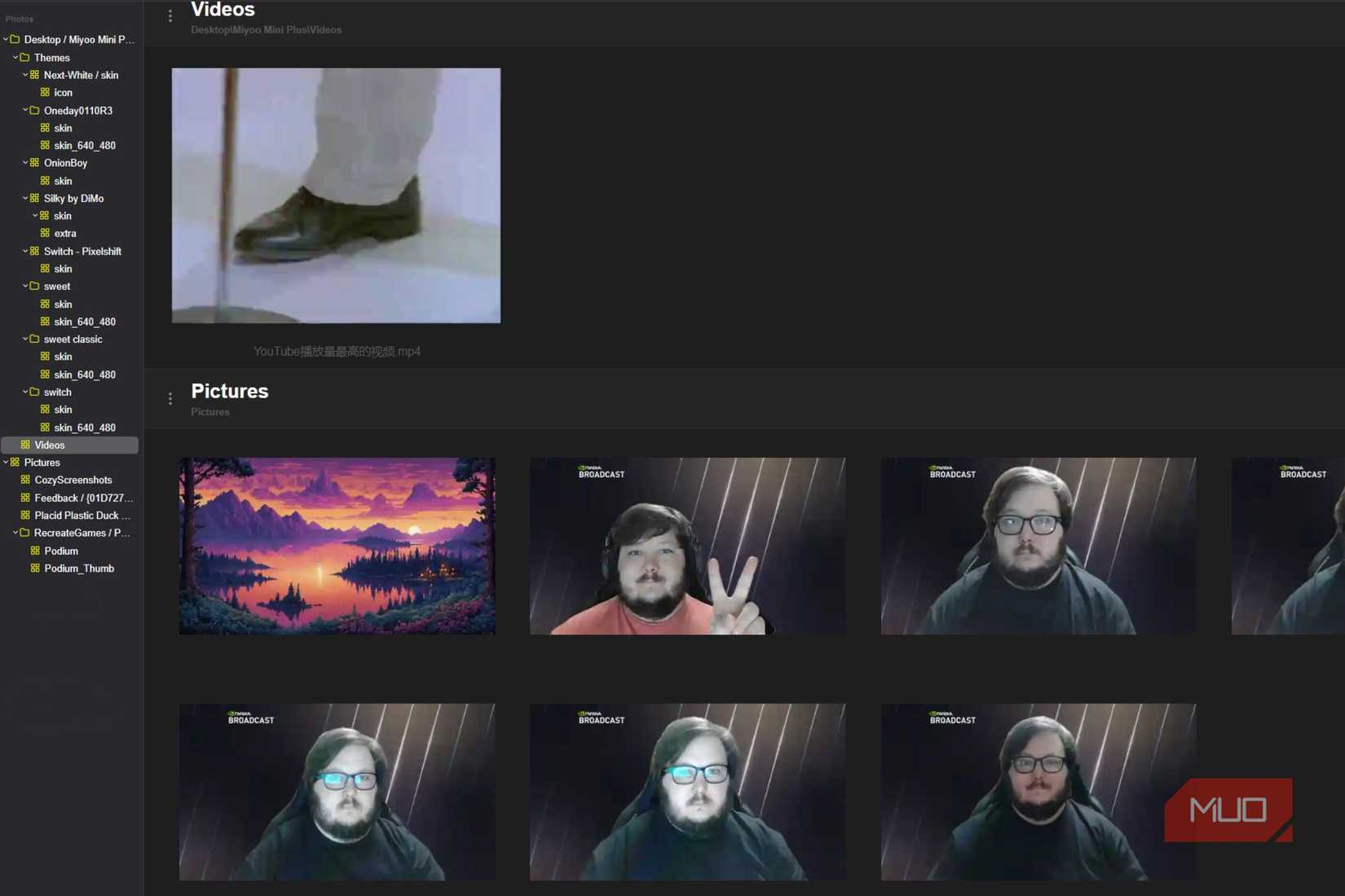 Tonfotos UI Dark Mode