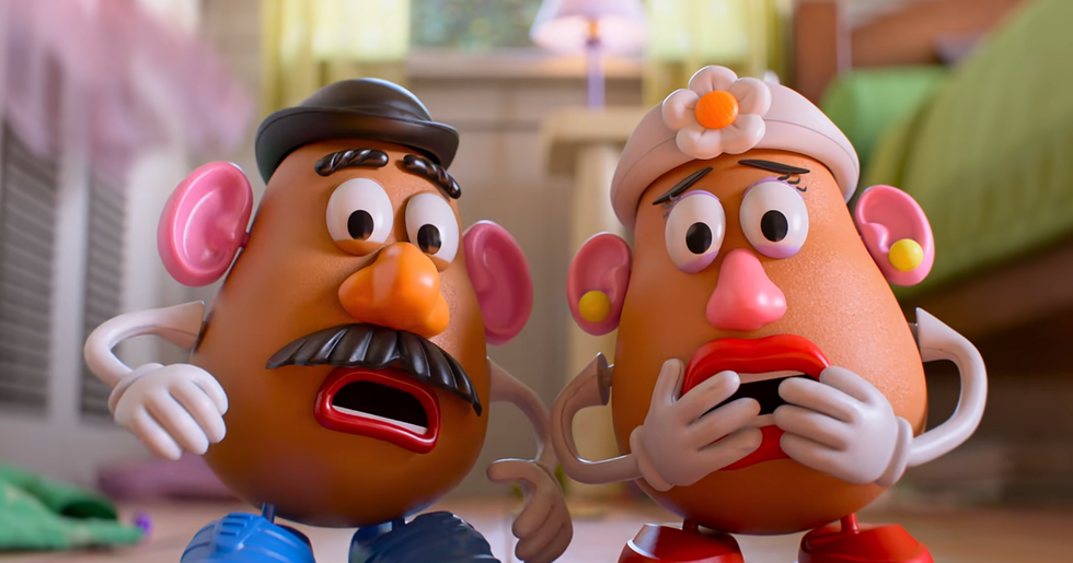 toy story 5 teaser trailer woody buzz mr and mrs potato head forky