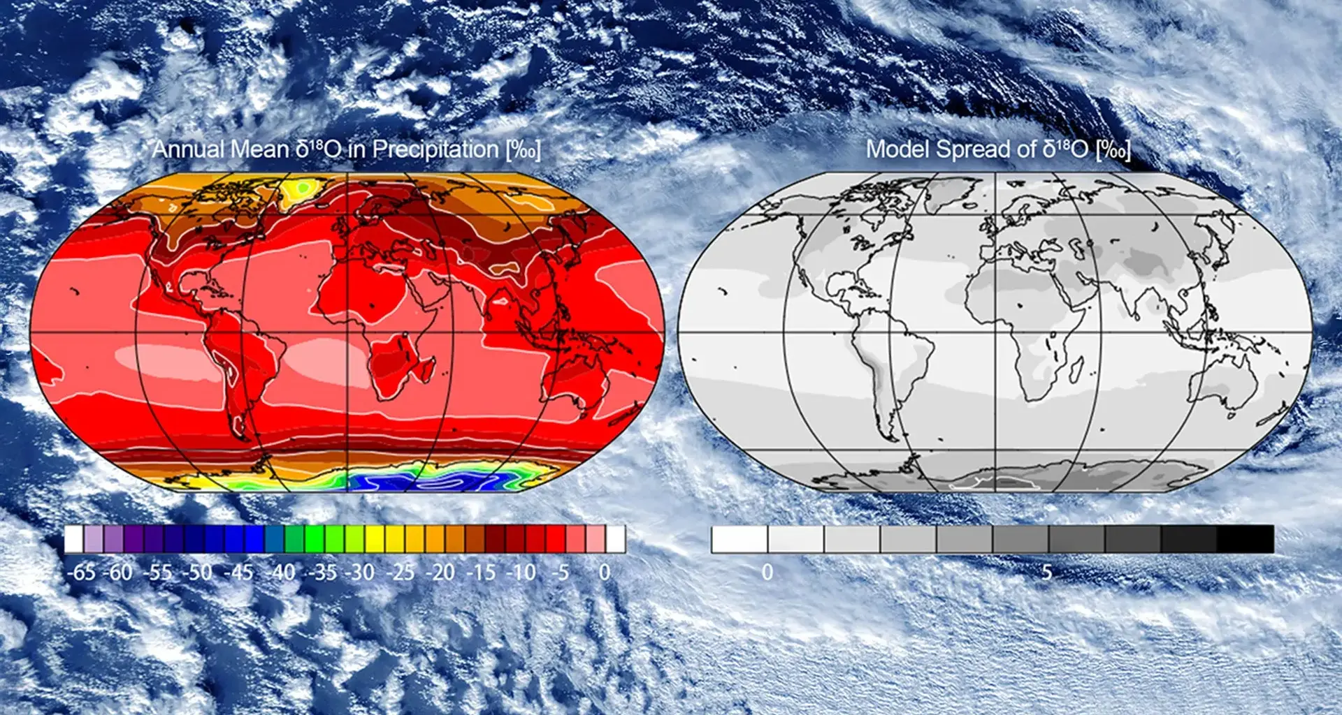 Tracking global water circulation using atomic fingerprints