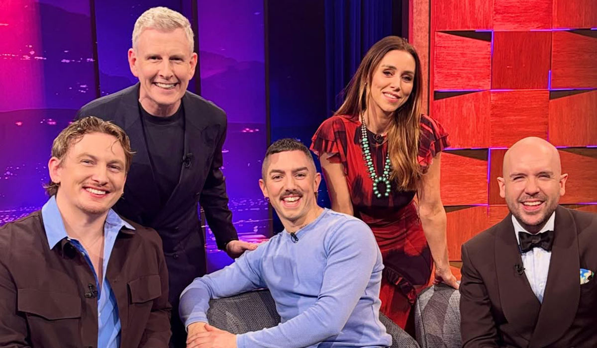 Una Healy on the Late Late Show. Pic: Late Late Show / Instagram