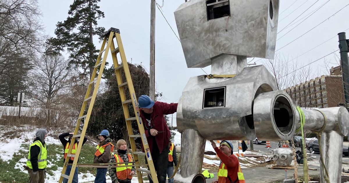 New public art sculpture unveiled in Greensboro