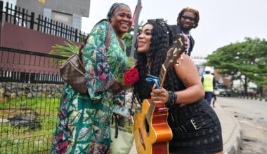 Nigerian rock artist helps people pause and feel loved despite big-city stress