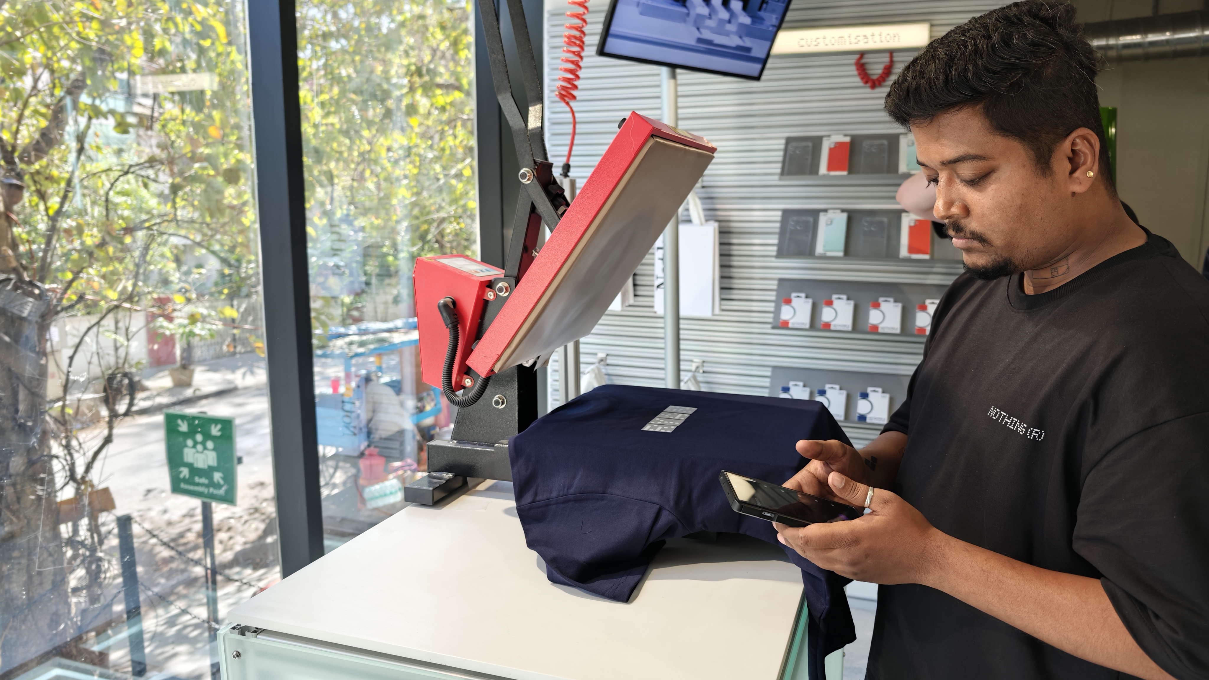 Photos of Nothing's retail store in Bengaluru, India