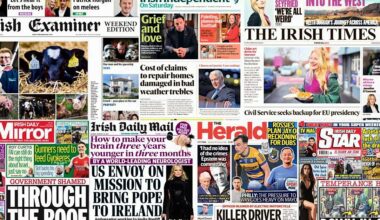What the papers say: Saturday's front pages
