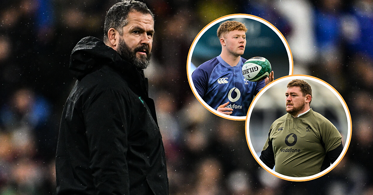 Who's In And Who's Out As Andy Farrell Names Ireland Team v Italy