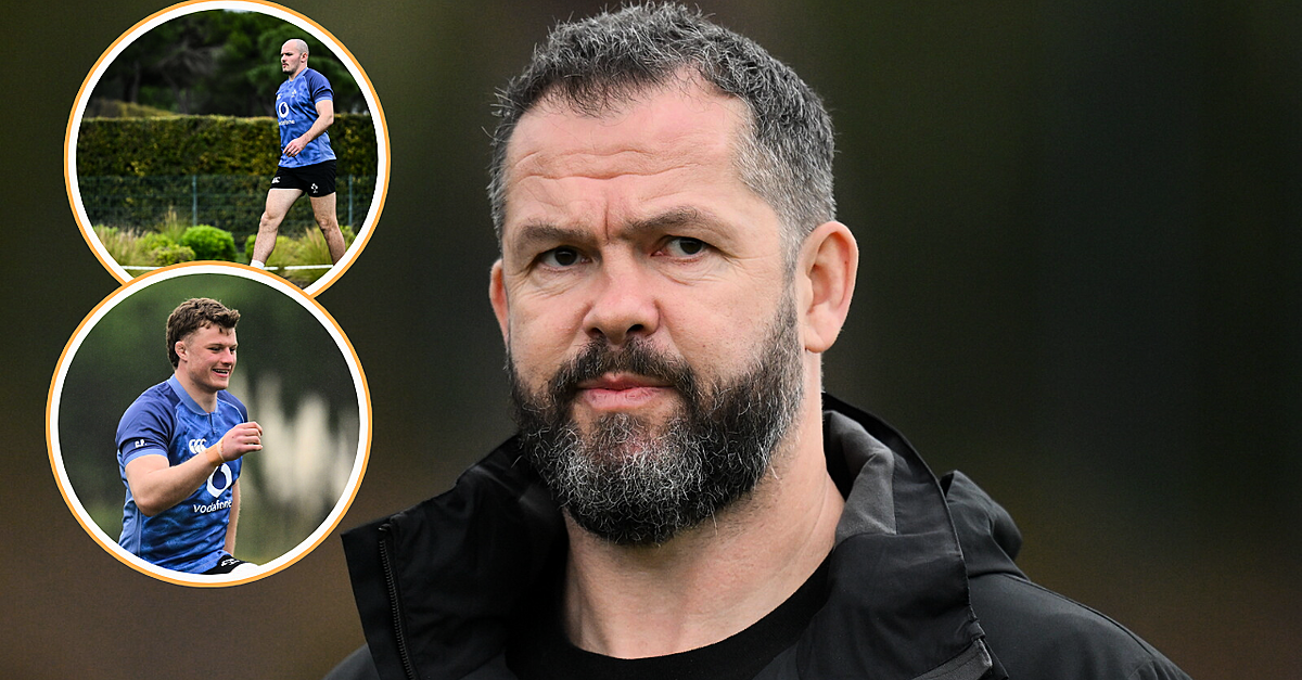 Who's In And Who's Out For Ireland With Andy Farrell Set To Name Team To Play France