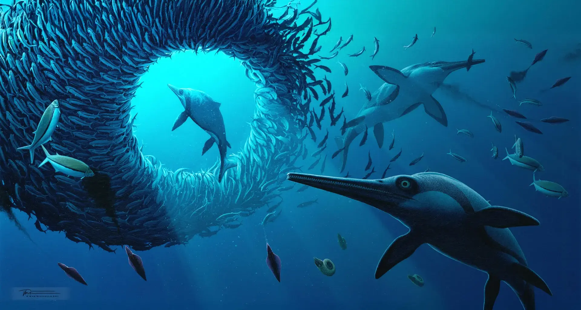 190-million-year-old “Sword Dragon” fossil rewrites ichthyosaur history