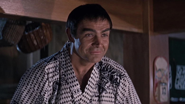 James Bond, disguised as a Japanese man in You Only Live Twice