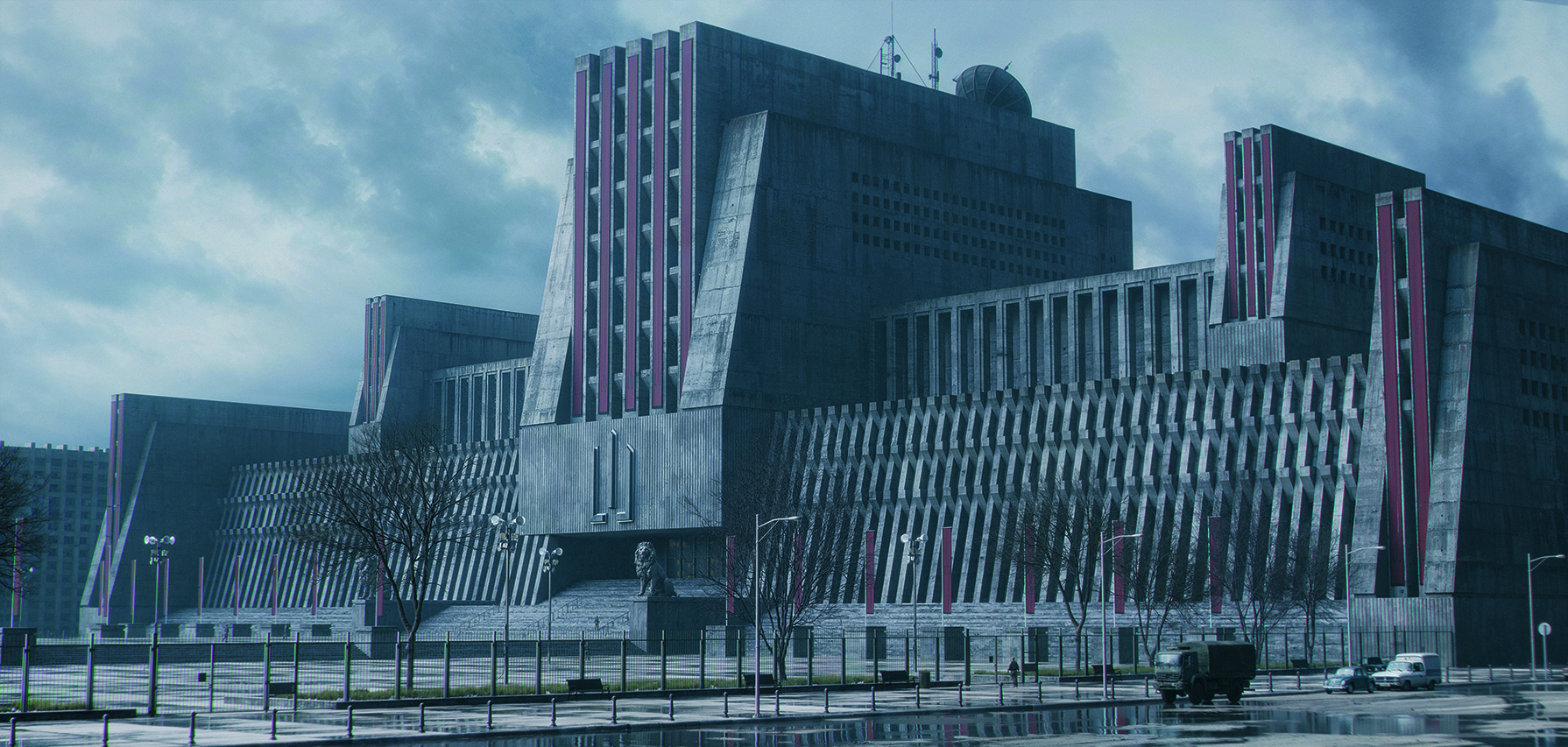 Epic 3D rendered environment art