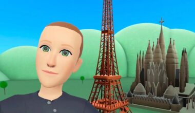 A low-poly rendition of Mark Zuckerberg