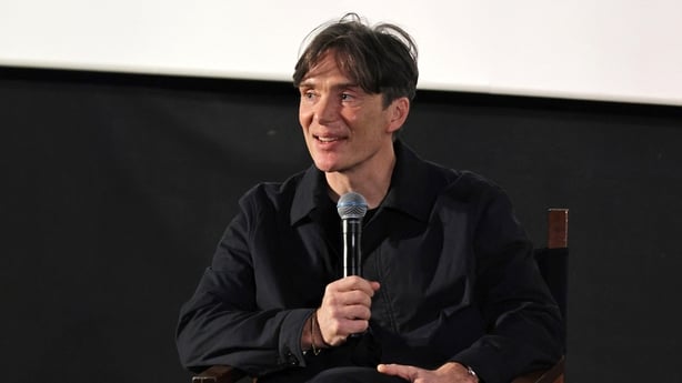 LONDON, ENGLAND - JANUARY 14: Cillian Murphy speaks onstage during a Q&A at a special screening of 