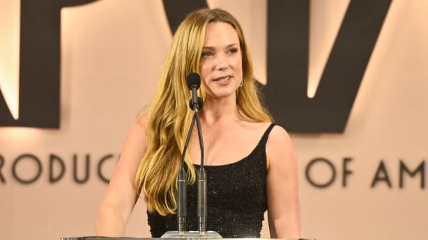 Kerry Condon speaks onstage at the 37th Annual Producers Guild Awards