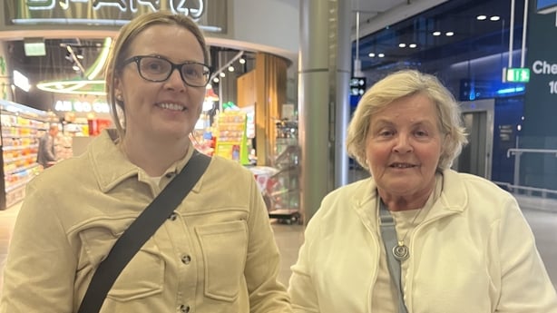 Monica Miller and daughter Susan Miller from Laois