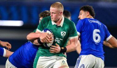 Two changes in Ireland U20s side to face Wales