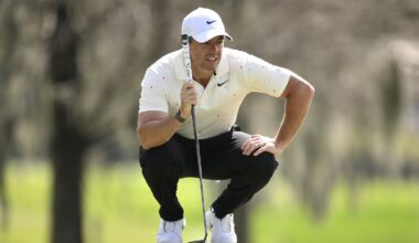 McIlroy moves to T9th, Lowry misses cut after late error