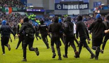 Police chief slams 'shameful' scenes at Ibrox