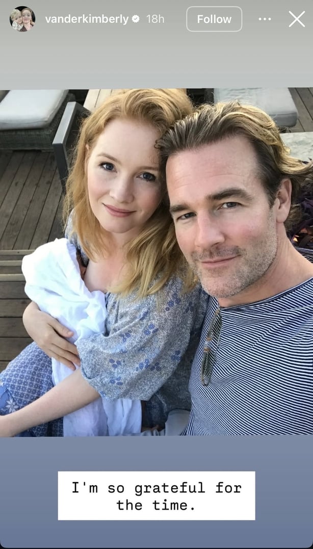 Kimberly Van Der Beek Instagram Story