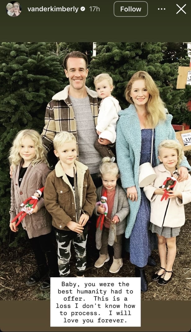 Kimberly Van Der Beek Instagram Story