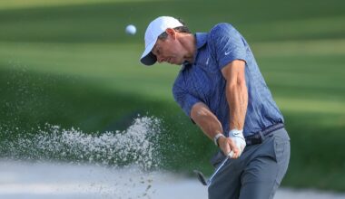 McIlroy struggles off tee as Lowry suffers late disaster