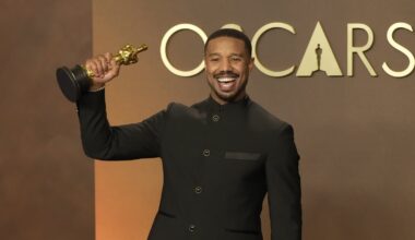 Michael B. Jordan hails Black Oscar trailblazers
