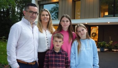 Pink living room makes this Wicklow new build pop