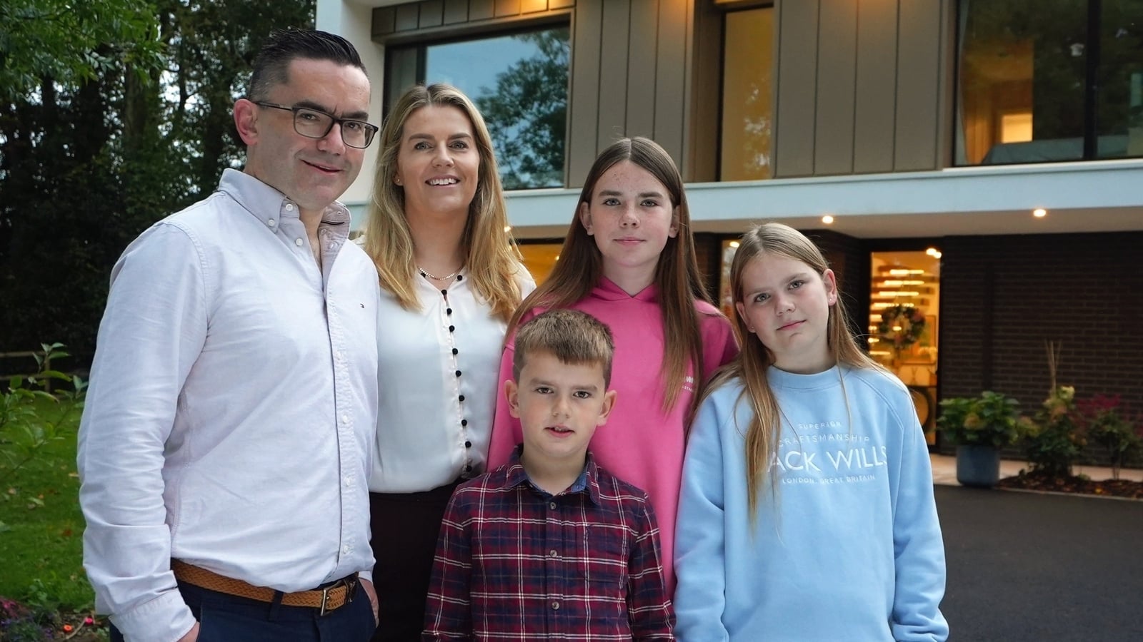 Pink living room makes this Wicklow new build pop