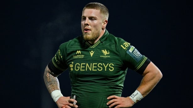13 March 2026; Sean Jansen of Connacht during the United Rugby Championship match between Connacht and Scarlets at Dexcom Stadium in Galway. Photo by Paul Phelan/Sportsfile