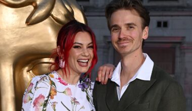 Strictly couple share their baby joy