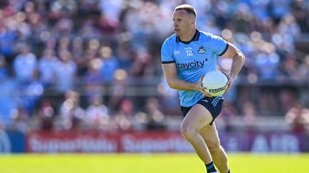 17 May 2025; Ciarán Kilkenny of Dublin during the GAA Football All-Ireland Senior Championship Round 1 match between Galway and Dublin at Pearse Stadium in Galway. Photo by Piaras Ó Mídheach/Sportsfile
