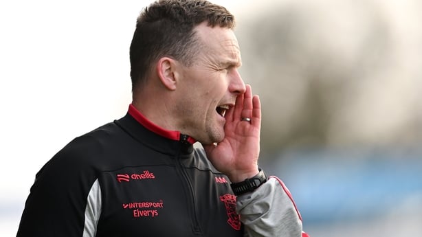 Mayo , Ireland - 22 March 2026; Mayo manager Andy Moran shouts instructions to his team during the Allianz Football League Division 1 match between Mayo and Roscommon at Hastings Insurance MacHale Park in Castlebar, Mayo. (Photo By Paul Phelan/Sportsfile via Getty Images)