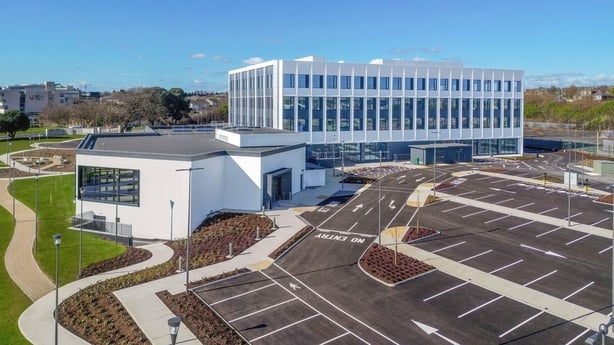 Building One, Glassworks, the 80,000 sq ft flagship office building of Ireland's first co-located University Enterprise Quarter, which has been launched on the former Waterford Crystal site in Kilbarry. Pic: Michael Conlon No repro fee