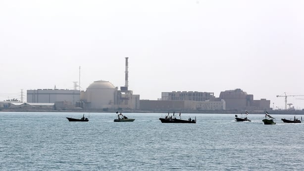 A view of Bushehr Nuclear Power Plant, the country's only nuclear power plant