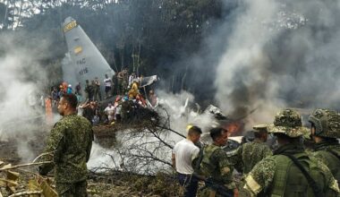 77 hospitalised after military plane crashes in Colombia