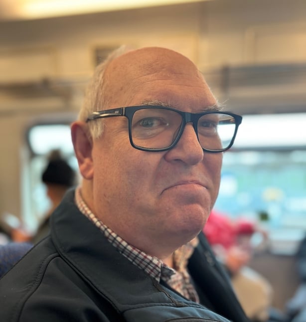 Stephen Geary, early morning commuter, Cork