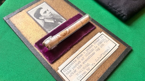 Cigarette belonging to William Pease