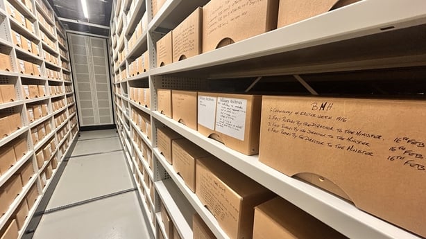 The Military Archives in storage 