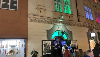 Irish fans aspire among the spires