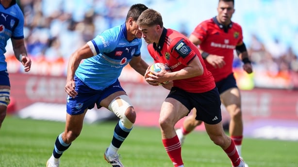 Munster's Jack Crowley in action against the Bulls in Pretoria