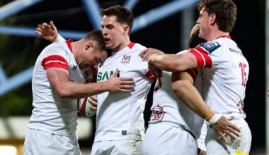 Ulster fight hard for bonus-point win over 14-man Zebre