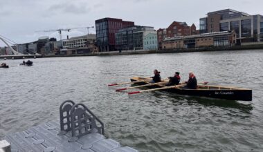 President launches currach boat project on River Liffey
