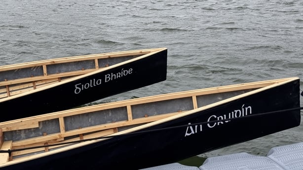 Currach boats River Liffey