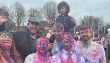 Hundreds gather for Holi celebrations in Cork city