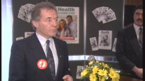 Dr Rory O'Hanlon as minister for health 