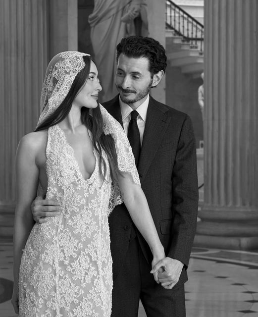  Rozanna Purcell and partner Zach Desmond tie the knot in Dublin. Photo: Instagram/Rozanna Purcell 