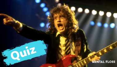 Angus Young of AC/DC in 1983