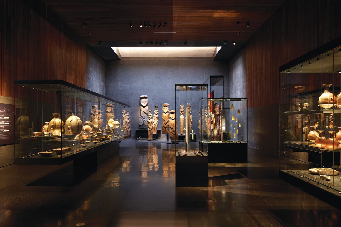 Radić's extension of the Chilean Museum of Precolumbian Art in Santiago, Chile, saw a new subterranean gallery carved beneath one of the 18th-century building's courtyards.