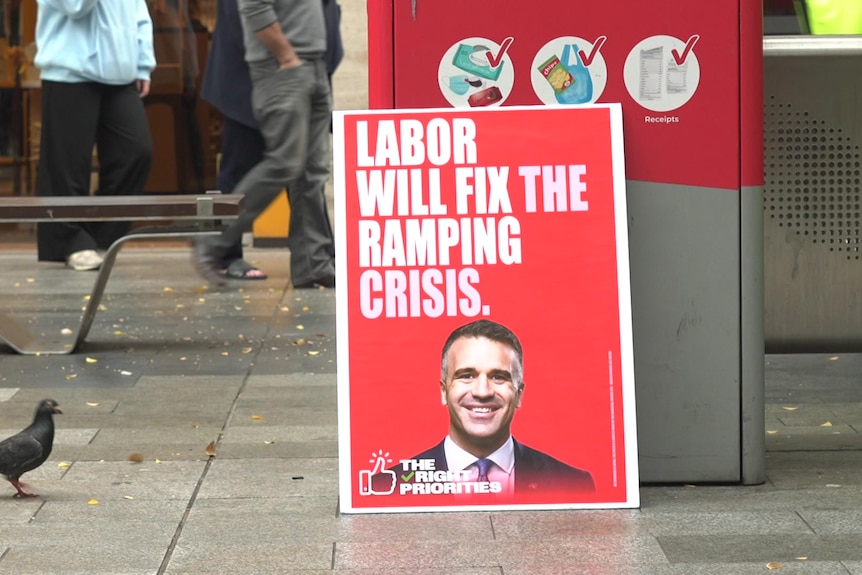 A political poster about ramping.