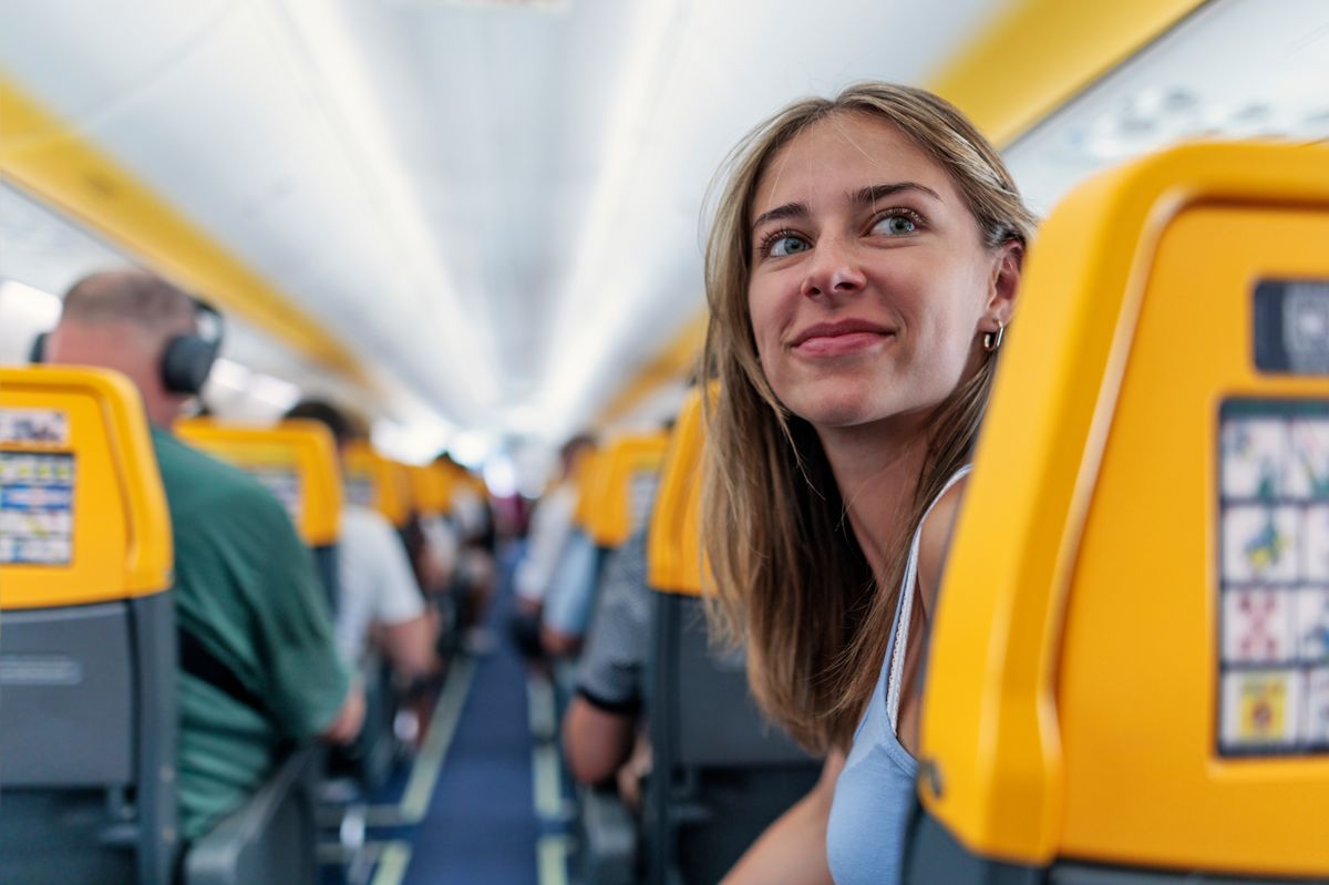 Passengers flying on budget airlines 