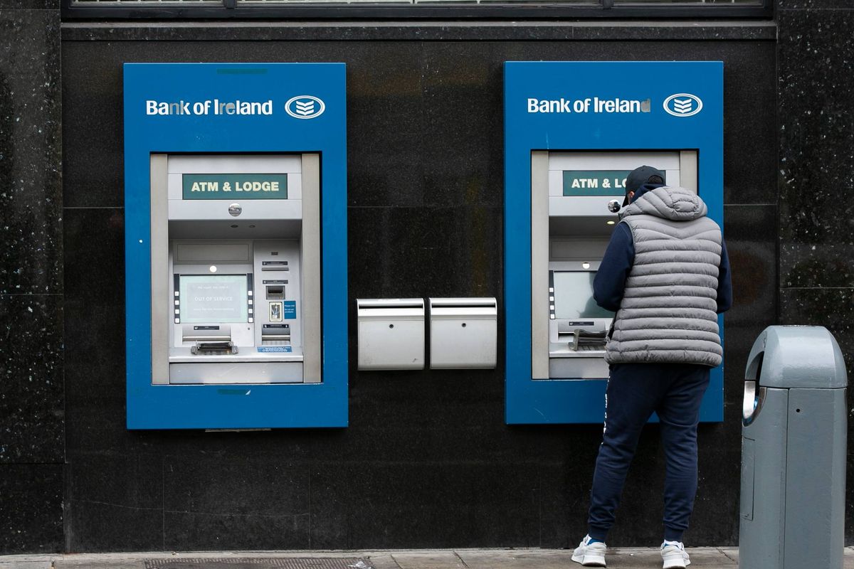 File photo of an ATM in Dublin city centre