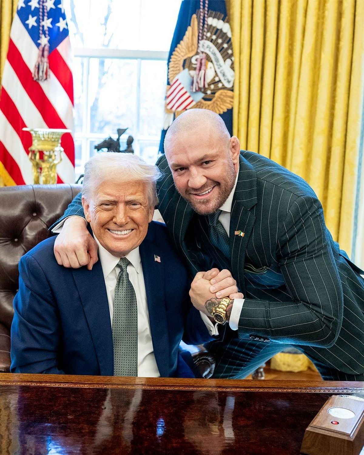 Conor McGregor meeting up with US President Donald Trump in March